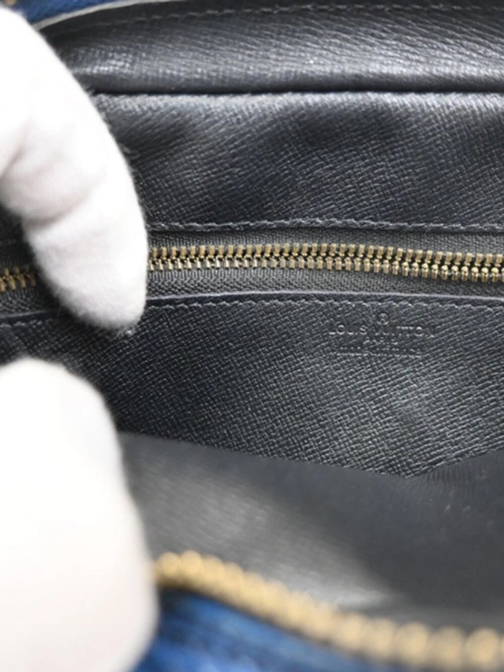 LOUIS VUITTON Trocadero 24 Shoulder Bag Epi Leather Blue France - Picture 10 of 13